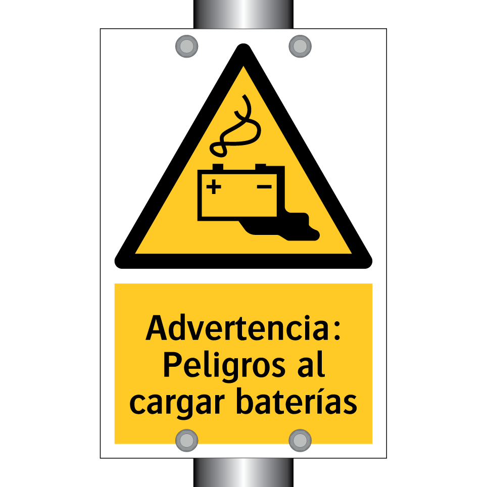 Advertencia: Peligros al cargar baterías