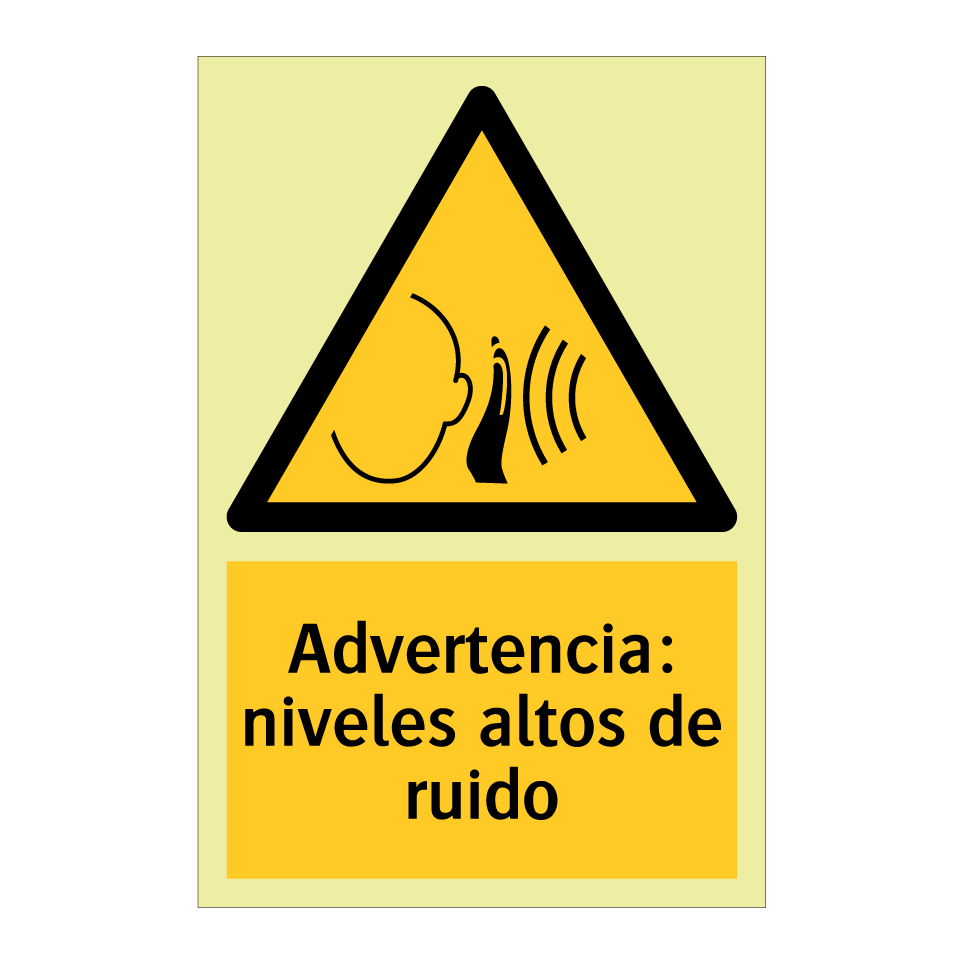 Advertencia: niveles altos de ruido