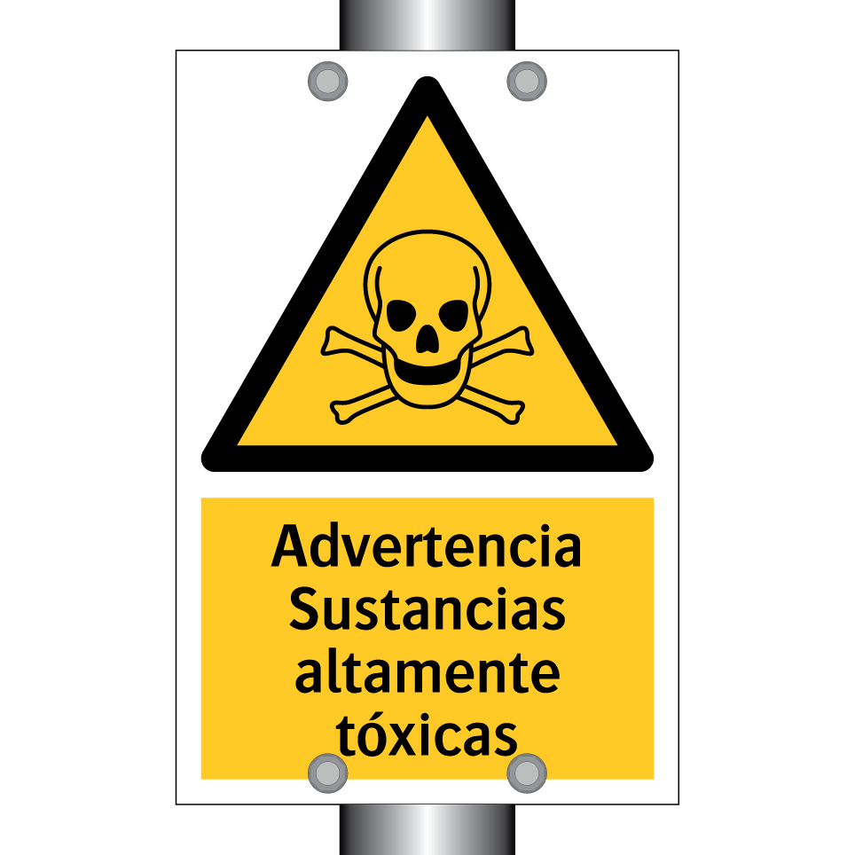Advertencia Sustancias altamente tóxicas