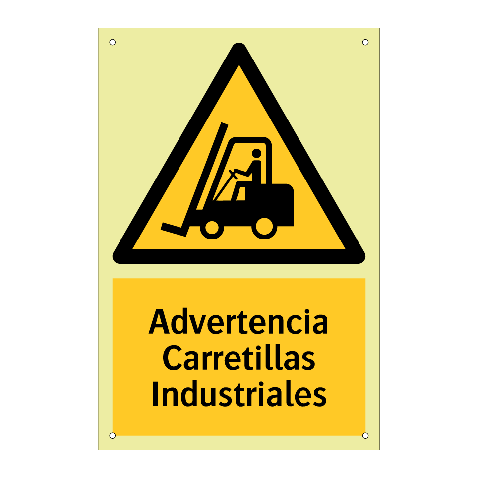 Advertencia Carretillas Industriales