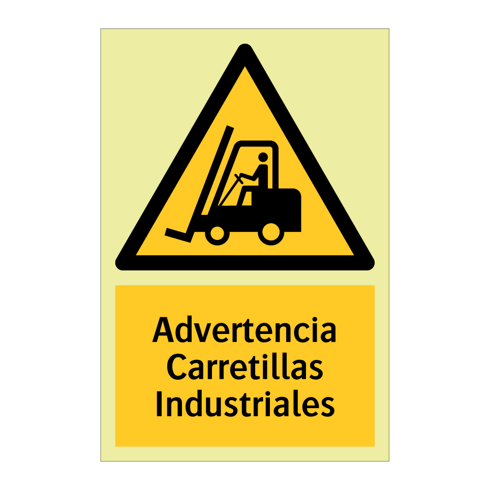 Advertencia Carretillas Industriales