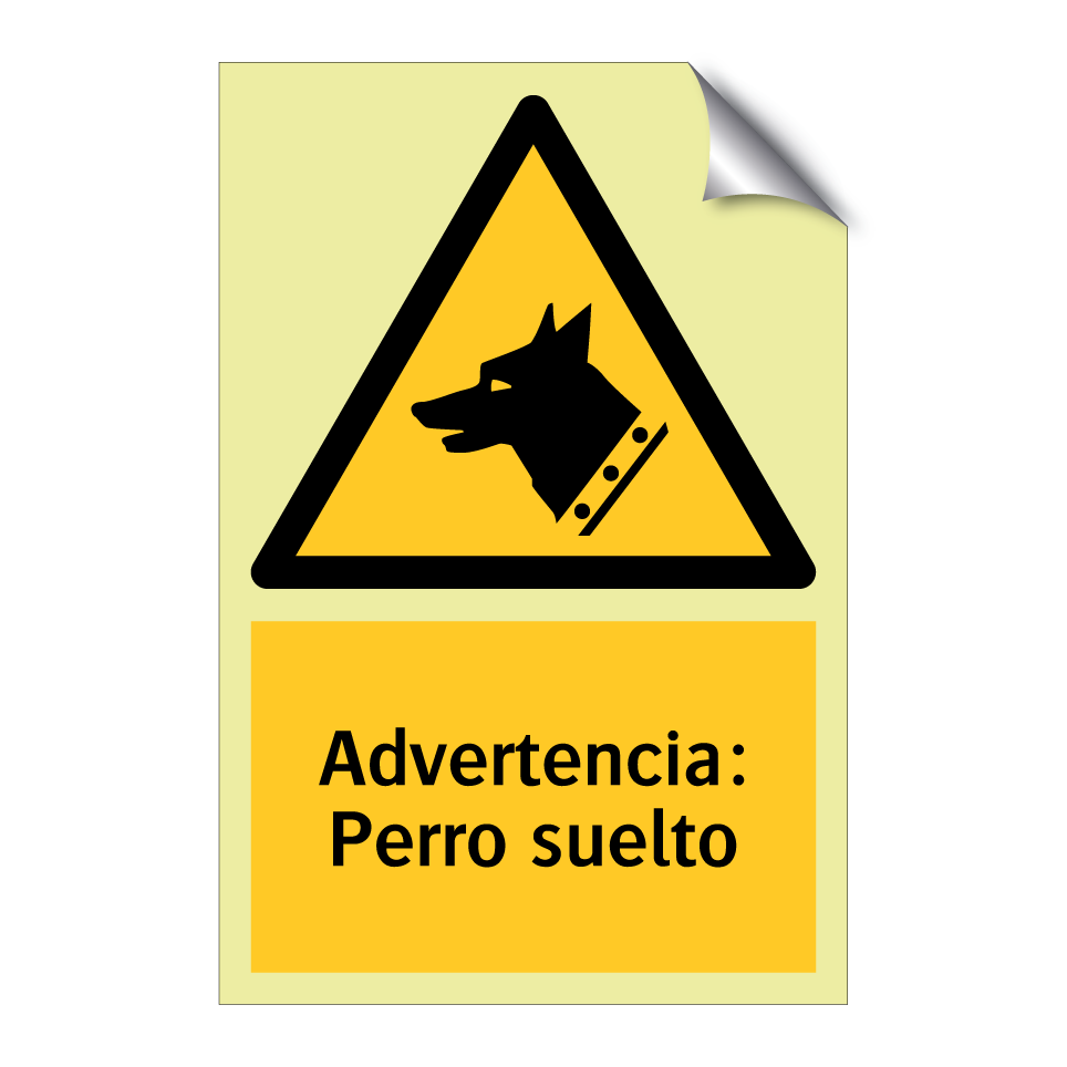 Advertencia: Perro suelto