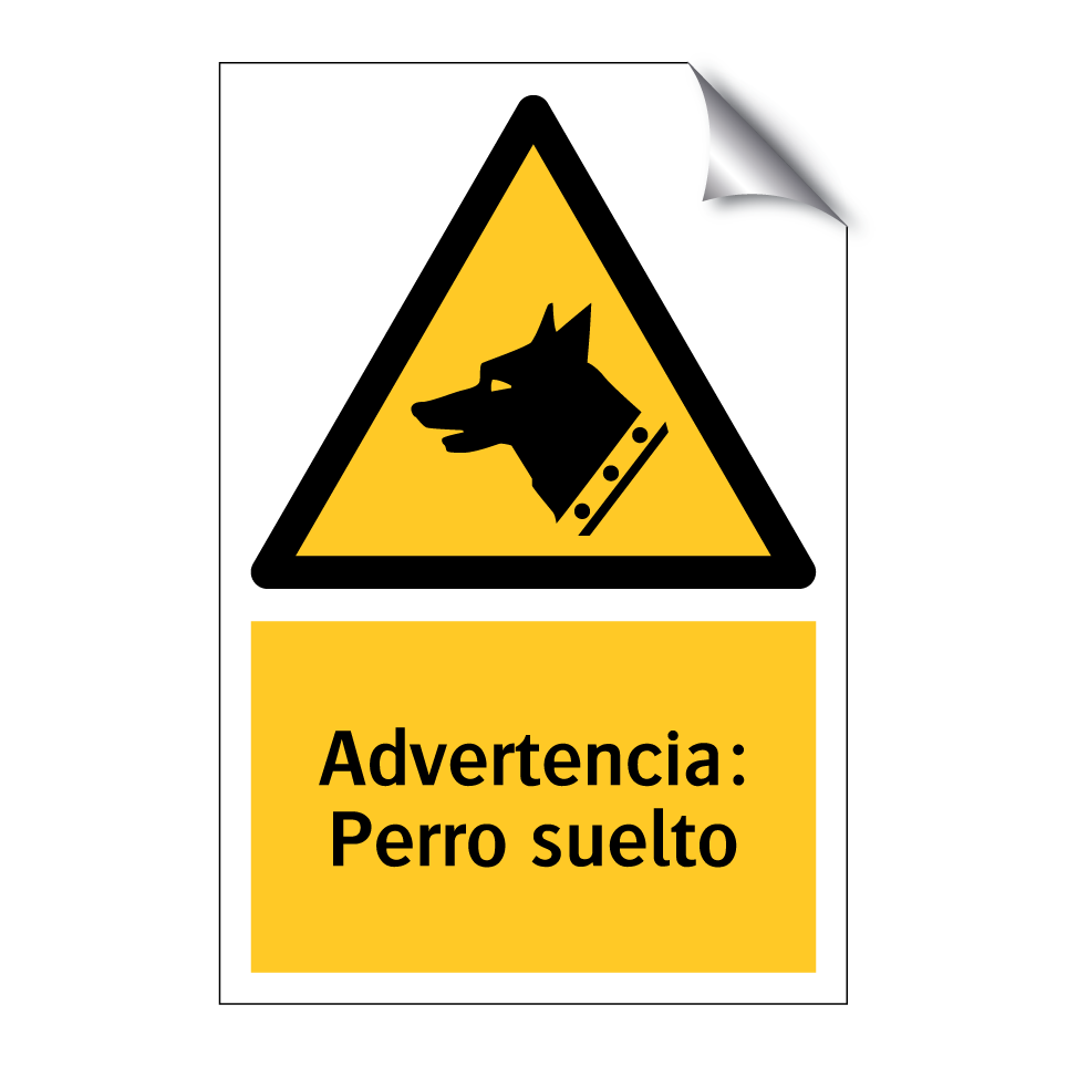 Advertencia: Perro suelto