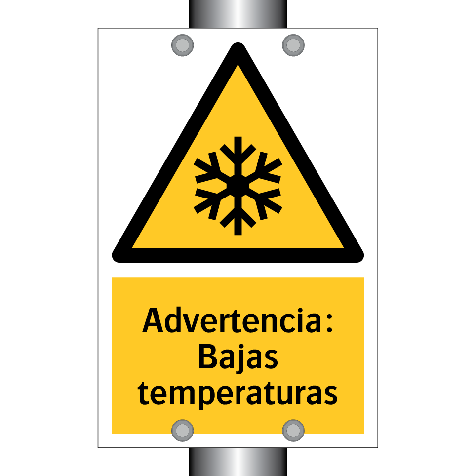 Advertencia: Bajas temperaturas