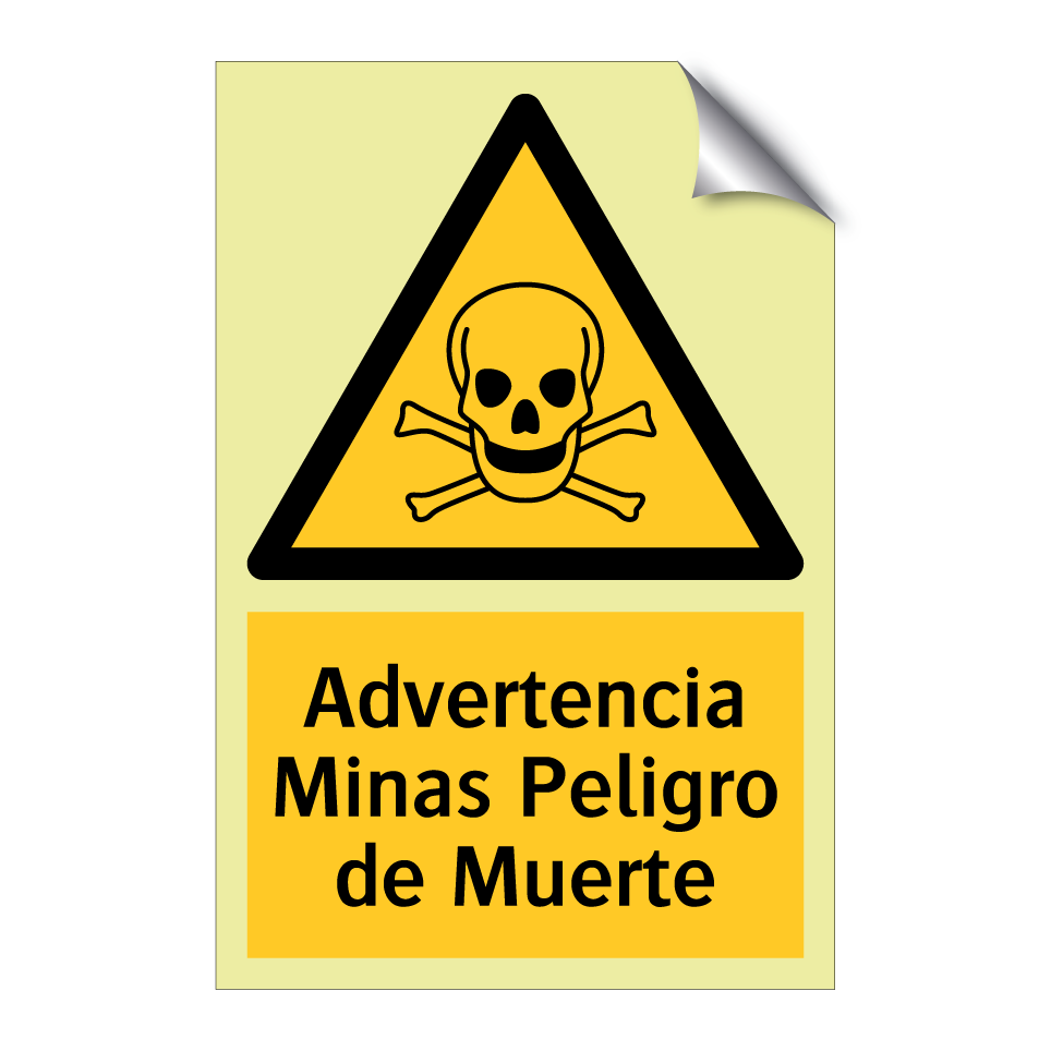 Advertencia Minas Peligro de Muerte