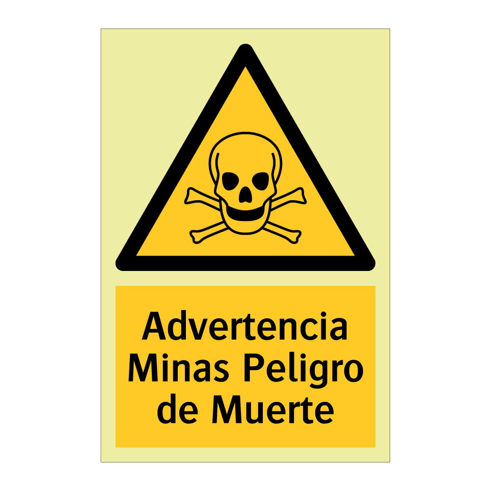 Advertencia Minas Peligro de Muerte