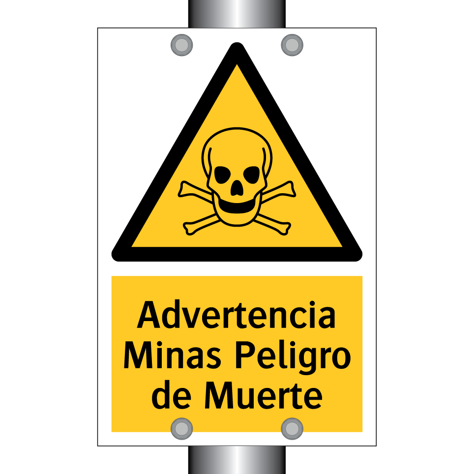 Advertencia Minas Peligro de Muerte