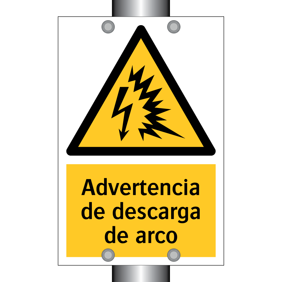 Advertencia de descarga de arco