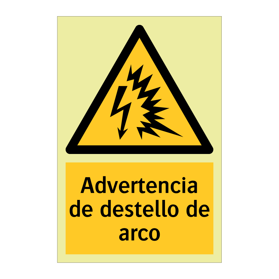 Advertencia de destello de arco