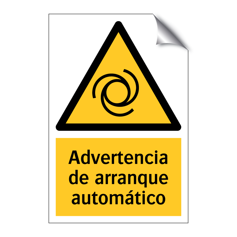 Advertencia de arranque automático