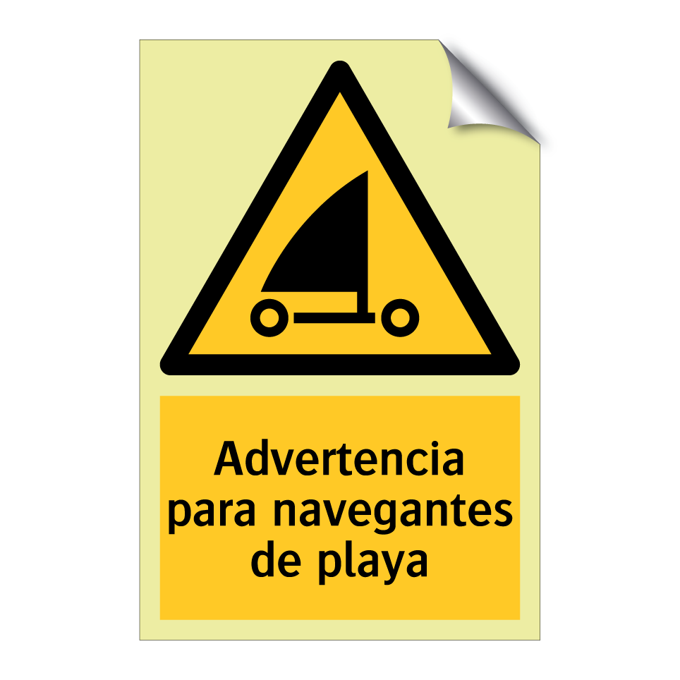 Advertencia para navegantes de playa