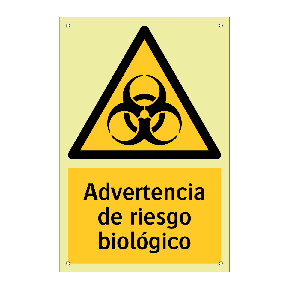 Advertencia de riesgo biológico