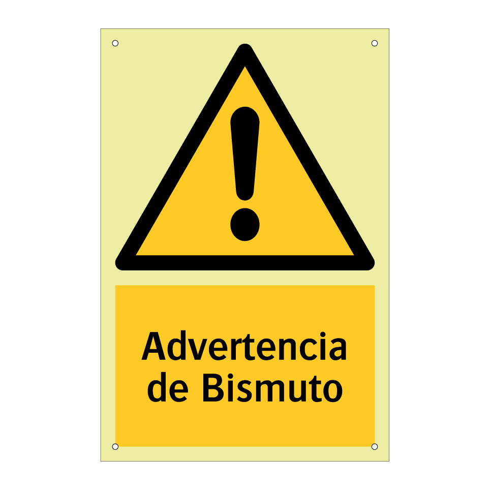 Advertencia de Bismuto