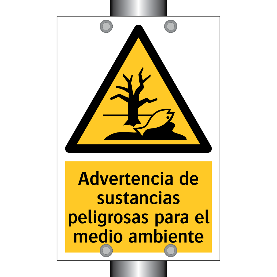 Advertencia de sustancias peligrosas para el medio ambiente