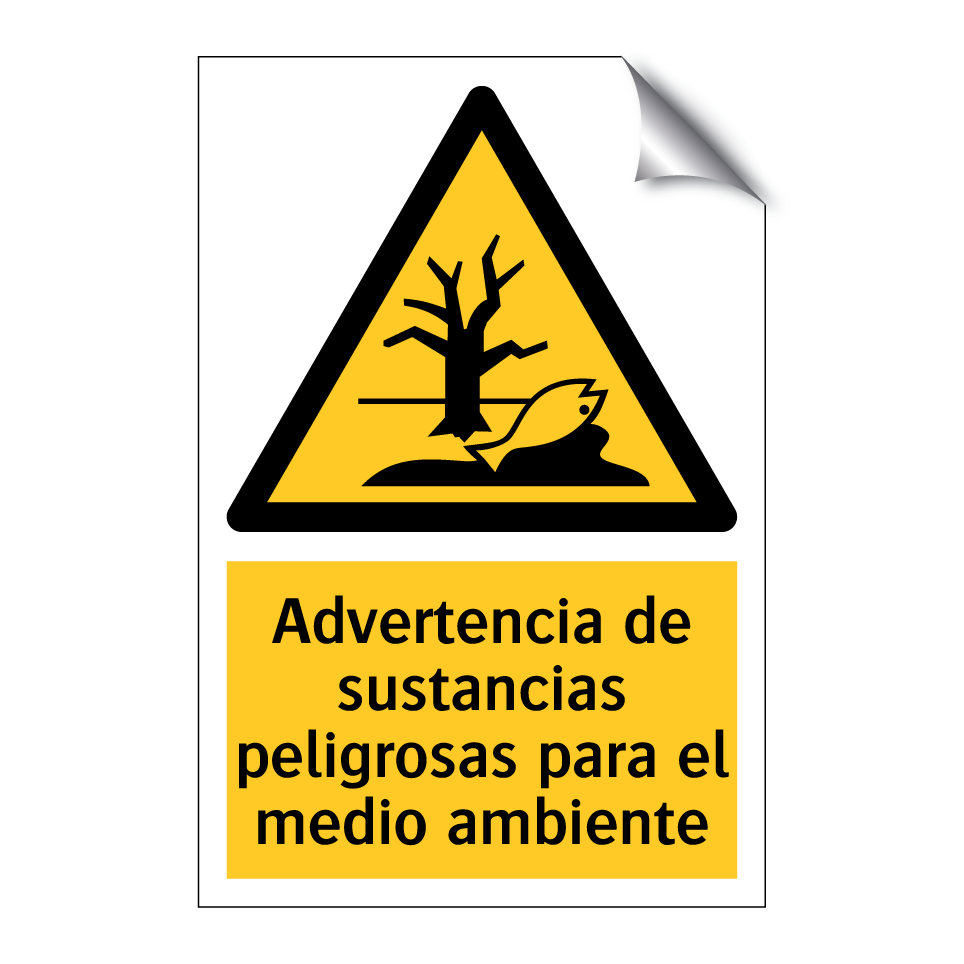 Advertencia de sustancias peligrosas para el medio ambiente