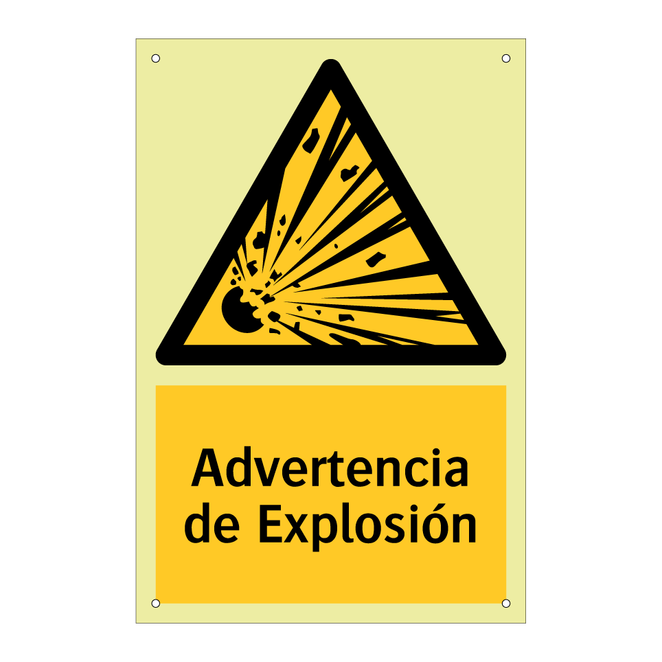 Advertencia de Explosión