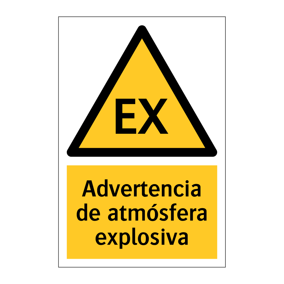 Advertencia de atmósfera explosiva