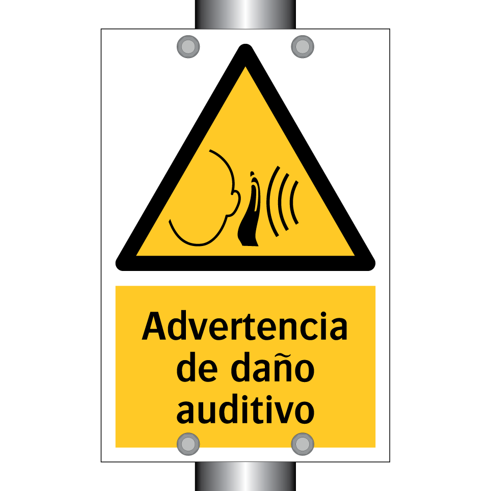 Advertencia de daño auditivo