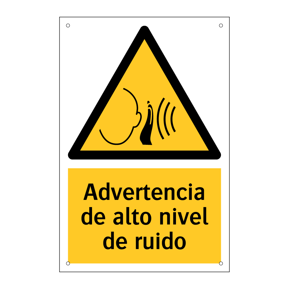 Advertencia de alto nivel de ruido