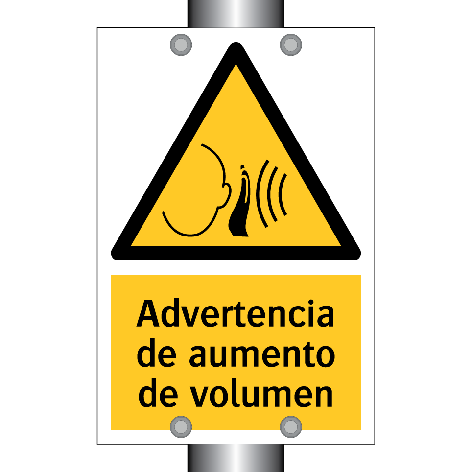 Advertencia de aumento de volumen