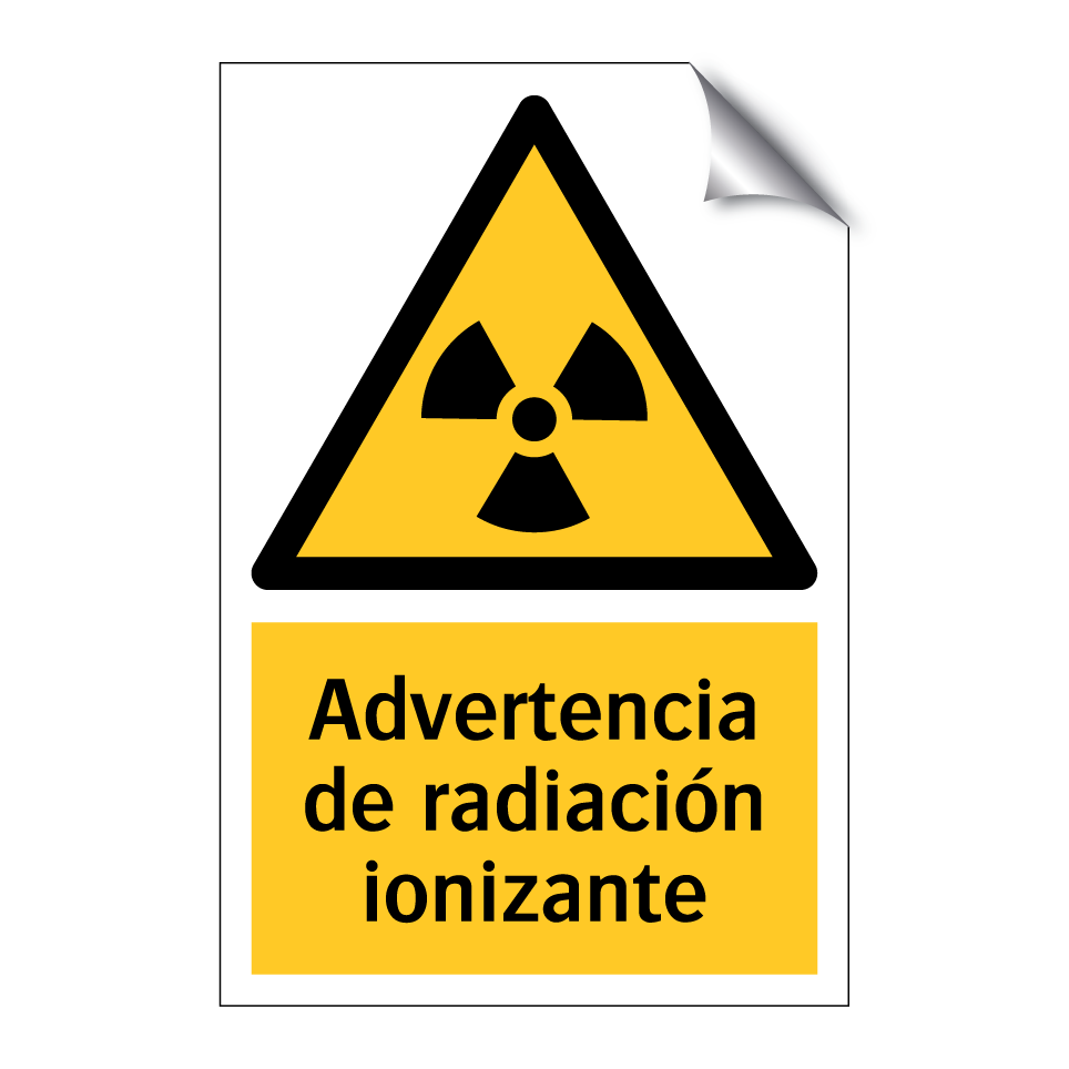 Advertencia de radiación ionizante