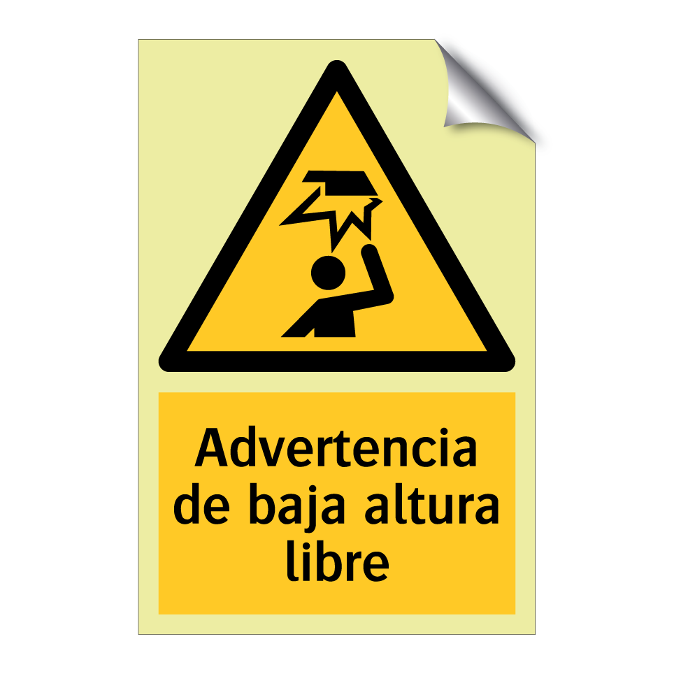 Advertencia de baja altura libre