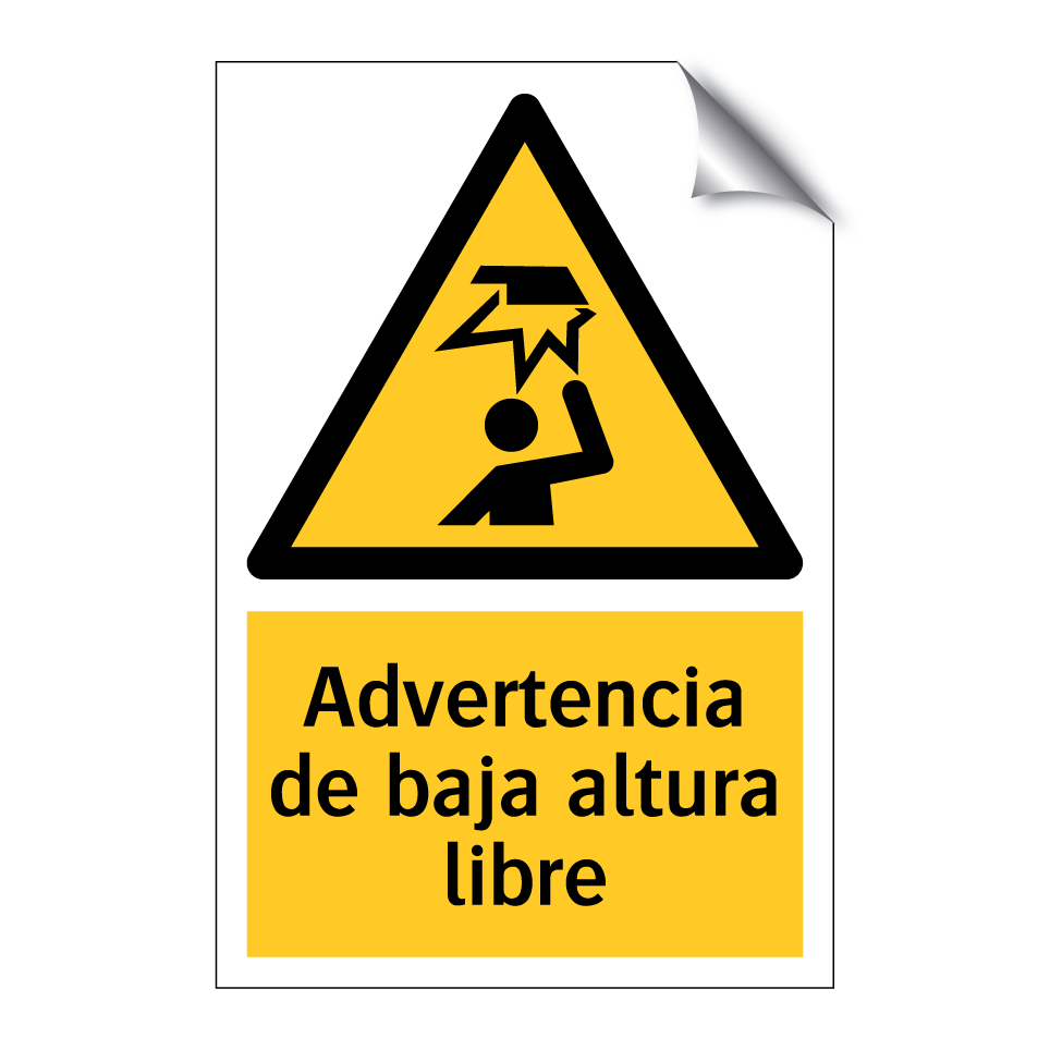 Advertencia de baja altura libre