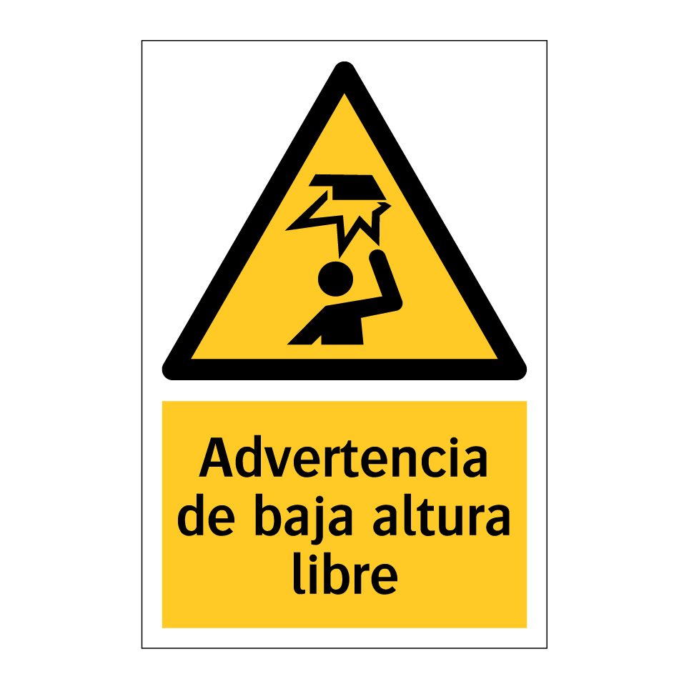 Advertencia de baja altura libre