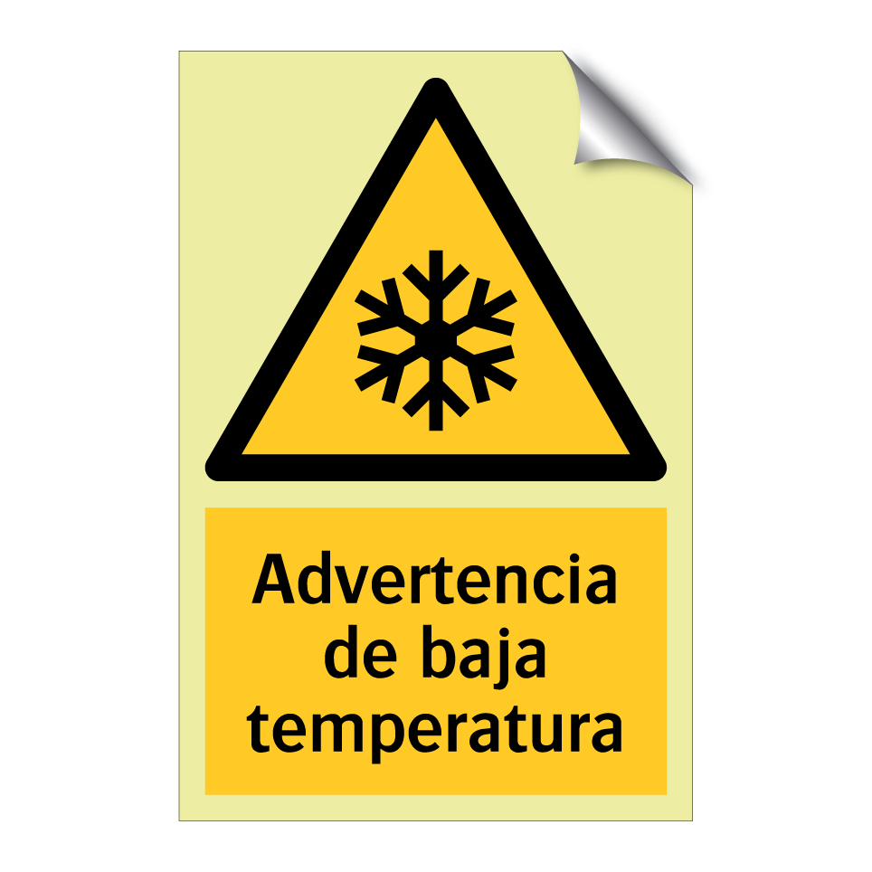Advertencia de baja temperatura