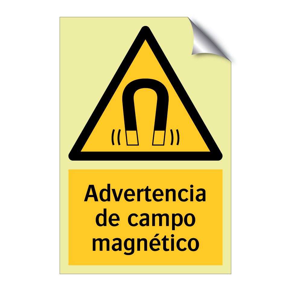 Advertencia de campo magnético