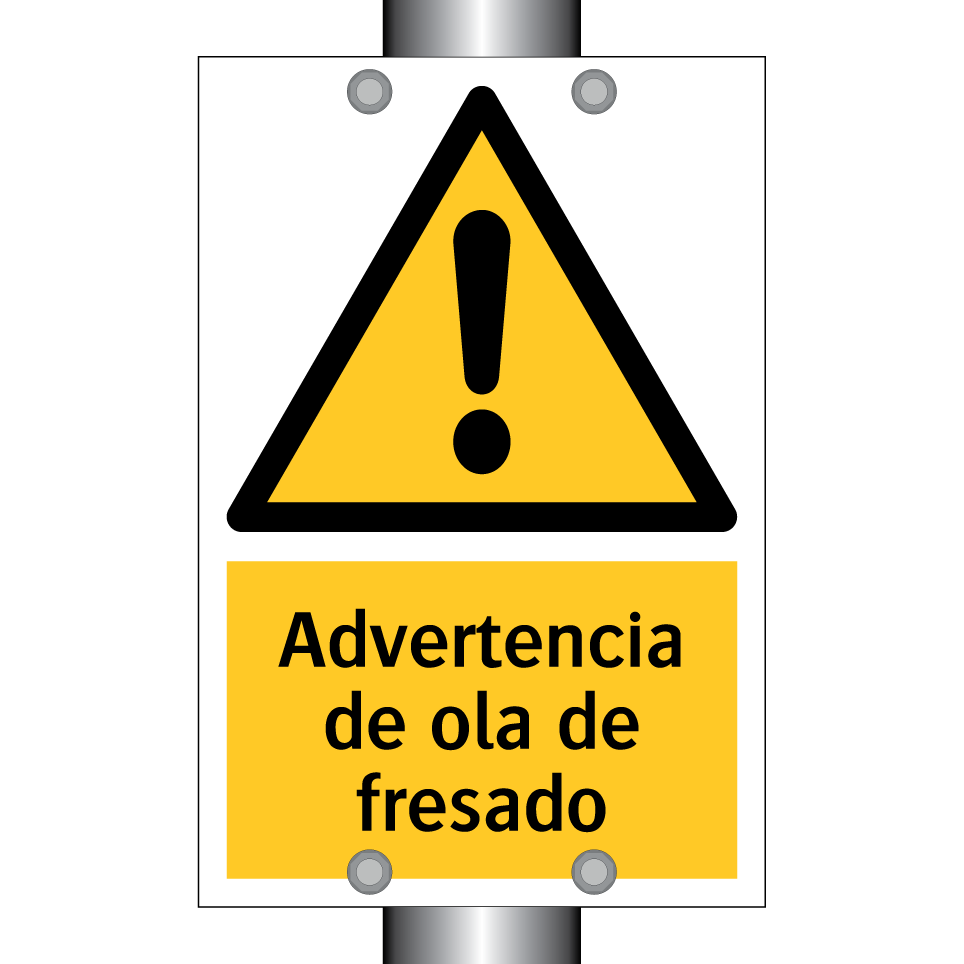 Advertencia de ola de fresado