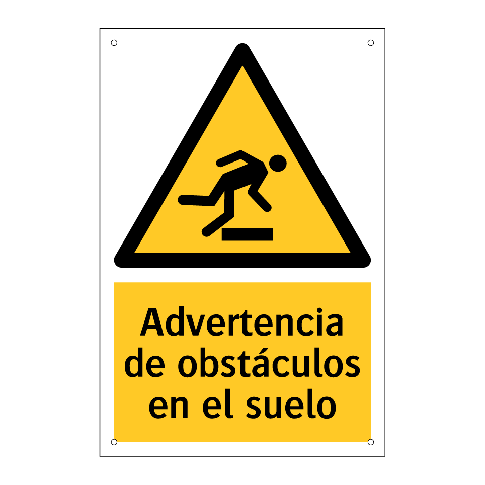 Advertencia de obstáculos en el suelo