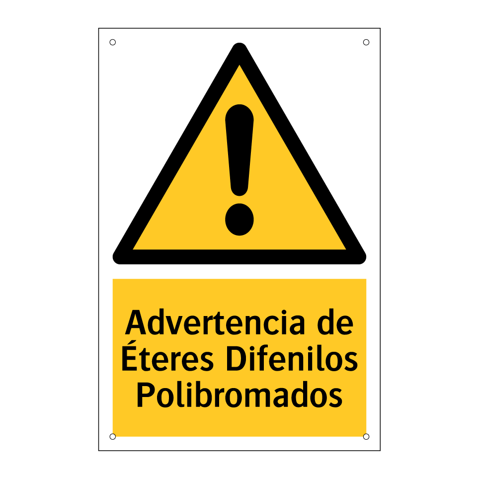 Advertencia de Éteres Difenilos Polibromados