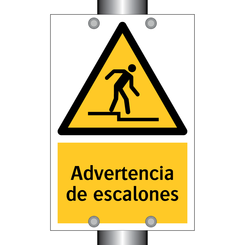 Advertencia de escalones