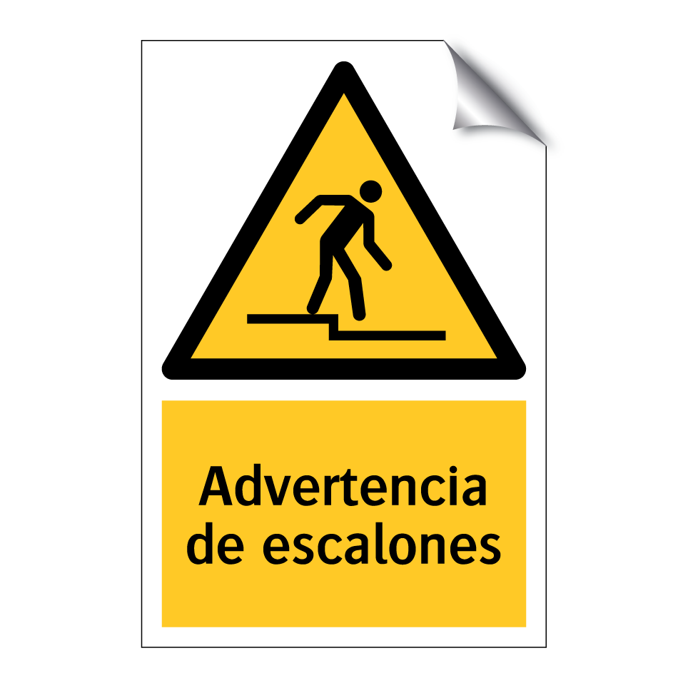 Advertencia de escalones