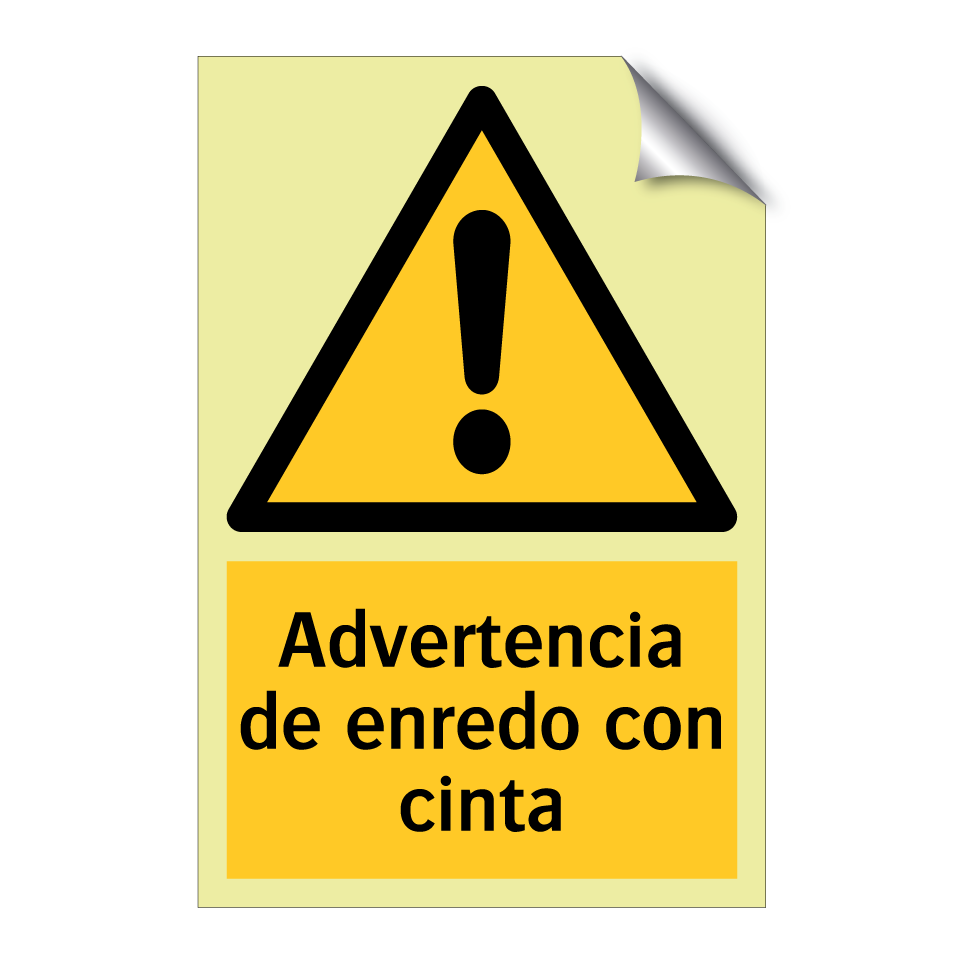 Advertencia de enredo con cinta