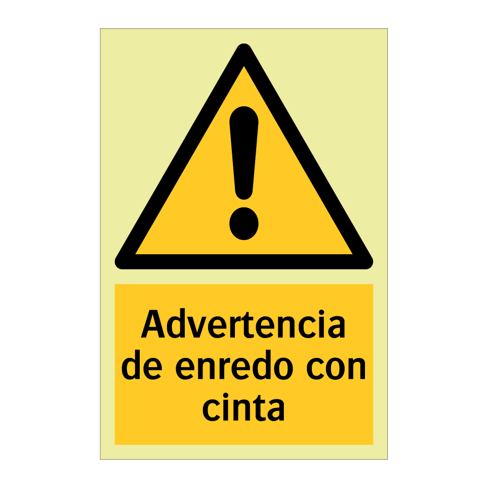 Advertencia de enredo con cinta