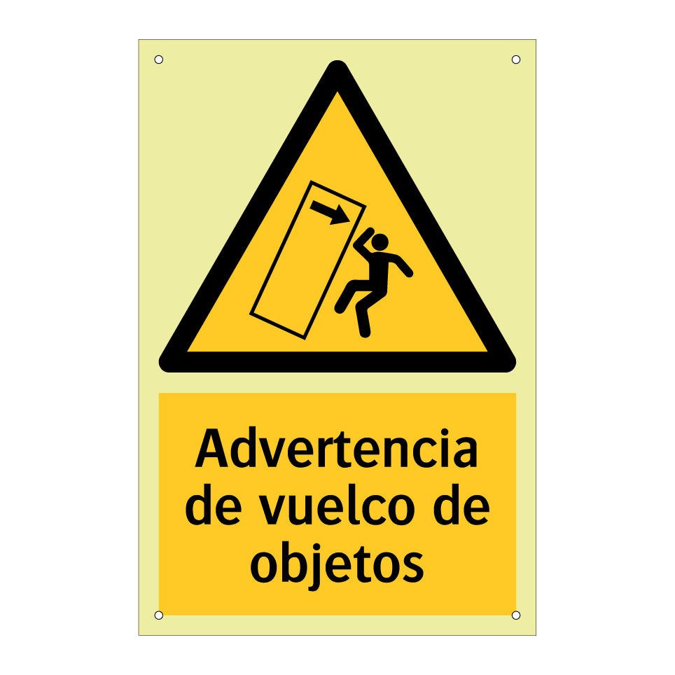 Advertencia de vuelco de objetos