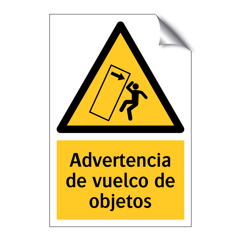 Advertencia de vuelco de objetos