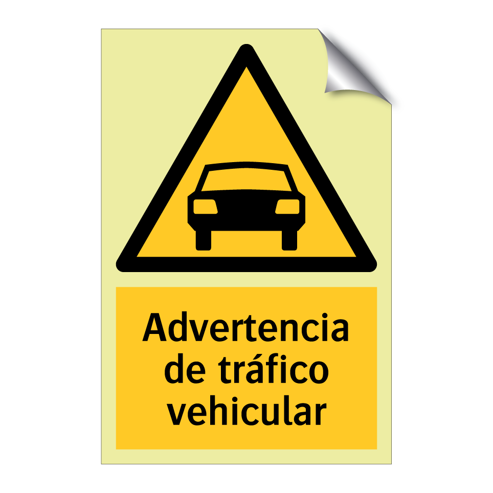 Advertencia de tráfico vehicular