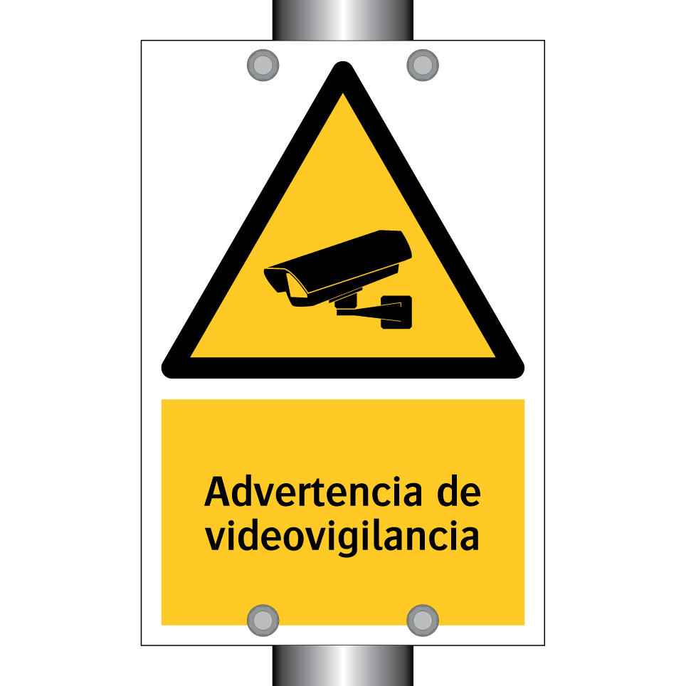 Advertencia de videovigilancia