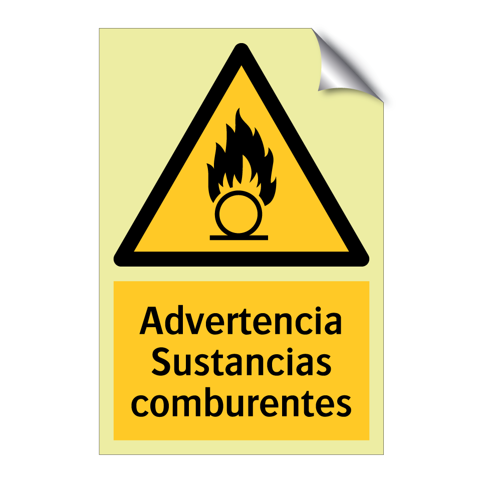 Advertencia Sustancias comburentes