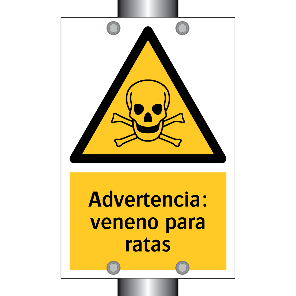 Advertencia: veneno para ratas