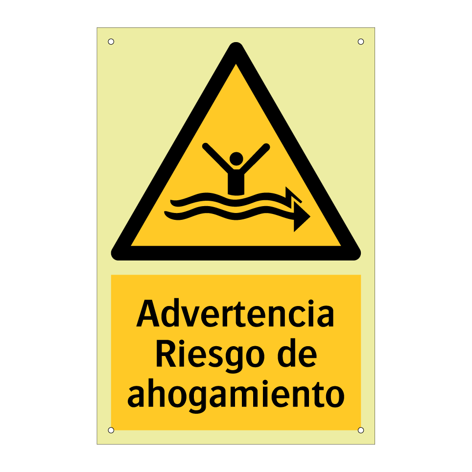 Advertencia Riesgo de ahogamiento