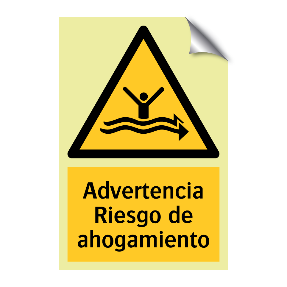 Advertencia Riesgo de ahogamiento