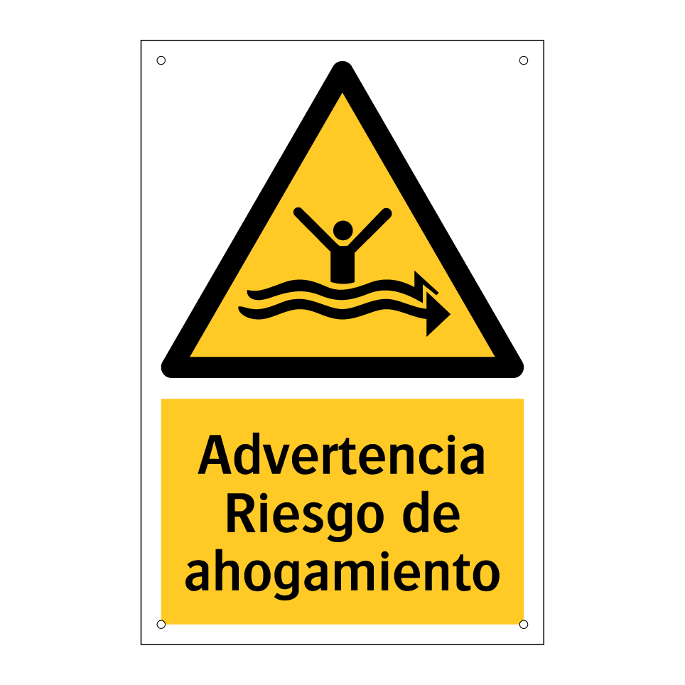 Advertencia Riesgo de ahogamiento