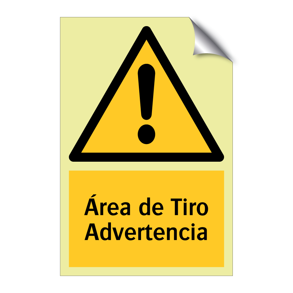 Área de Tiro Advertencia