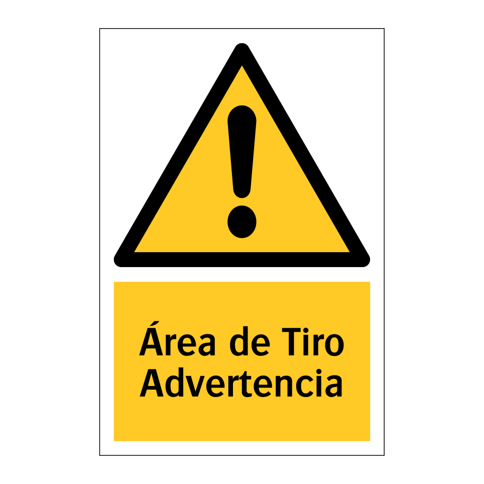 Área de Tiro Advertencia