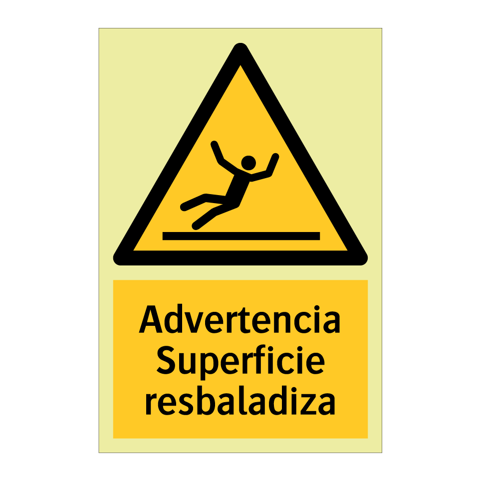 Advertencia Superficie resbaladiza