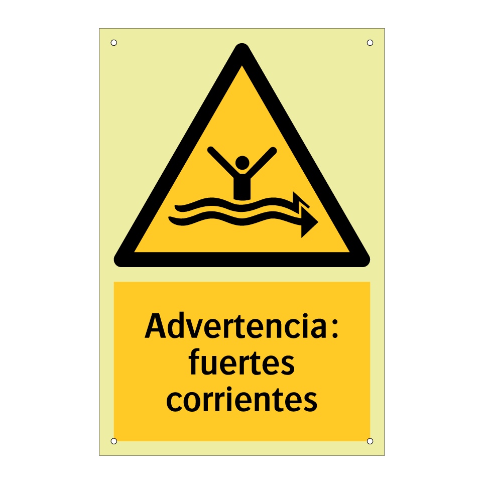 Advertencia: fuertes corrientes